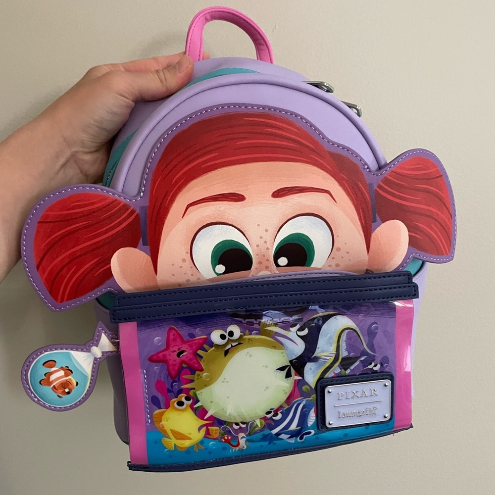 Finding Nemo 🐟 Darla Pixar Disney Loungefly Backpack